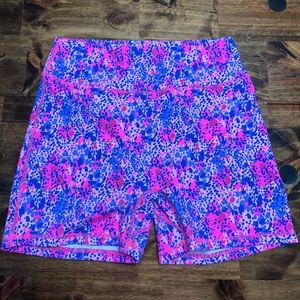 BuffBunny Legacy 4 inch shorts Large Fashun Print, new, tags removed